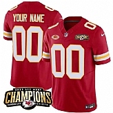 Men & Women & Youth Kansas City Chiefs Active Player Custom Red 2023 F.U.S.E. AFC West Champions With NKH Patch Vapor Untouchable Limited Jersey,baseball caps,new era cap wholesale,wholesale hats